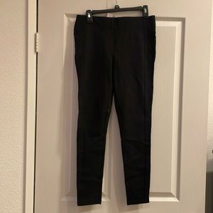 Loft black ponte pants